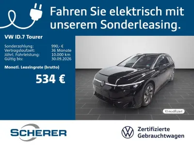 Gebraucht VW ID.7 Pro 210 kW (286 PS) 2025 Grenadillschwarz metallic (metallic) Kombi