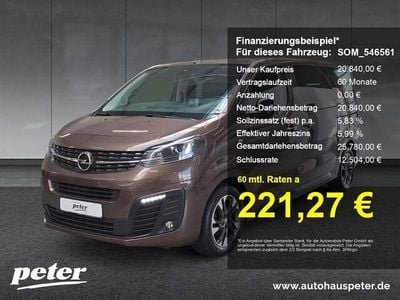 Gebraucht Opel Zafira Life Edition 177 PS (130 kW) 2022 Nuss braun Van / Kleinbus
