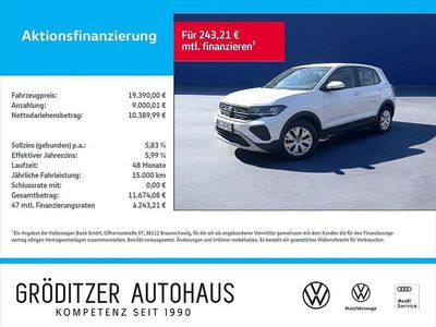 Gebraucht VW T-Cross 95 PS (69 kW) 2024 Pure white SUV