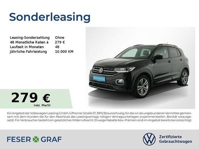 Gebraucht VW T-Cross R-line 110 PS (80 kW) 2022 Deep black perleffekt SUV