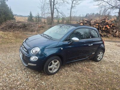 Usata Fiat 500C Lounge 69 CV (50 kW) 2016 Blu Cabrio