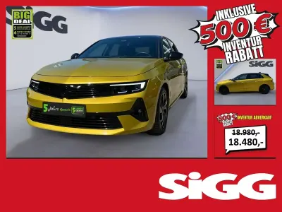 Gebraucht Opel Astra 181 PS (133 kW) 2022 Kult gelb Kleinwagen