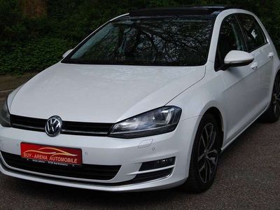 gebraucht VW Golf 2.0 TDI Highline 7 BMT Panorama Top Gepflegt Weiss