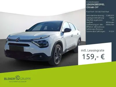 Gebraucht Citroën C4 Feel 131 PS (96 kW) 2023 Weiß Limousine