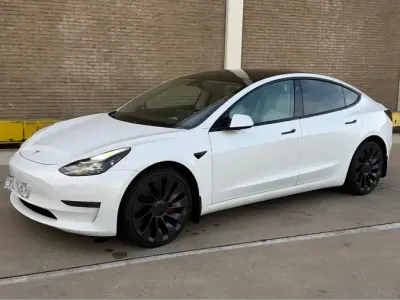 Gebraucht Tesla Model 3 Performance 377 kW (513 PS) 2021 Weiß Limousine