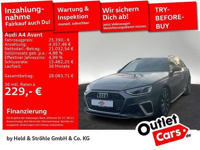 Gebraucht Audi A4 S-Line 163 PS (119 kW) 2023 Daytonagrau perleffekt Kombi