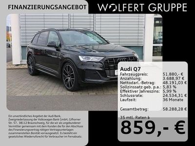 Gebraucht Audi Q7 Competition 286 PS (210 kW) 2021 Mythosschwarz metallic SUV