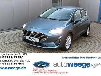 Begagnad Ford Fiesta Titanium 125 HK (91 kW) 2023 Blå Halvkombi