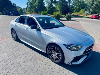 Gebraucht Mercedes C220 AMG line 200 PS (147 kW) 2023 Silber Limousine