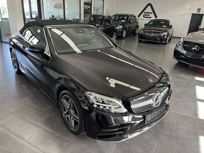 Gebraucht Mercedes C180 AMG 156 PS (114 kW) 2020 Obsidianschwarz Cabrio