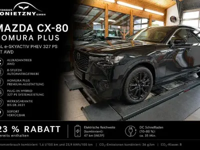 Gebraucht Mazda CX-80 Homura-Line 328 PS (241 kW) 2025 Jet black SUV