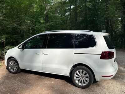 gebraucht Seat Alhambra DSG 177ps Automatik 49tkm Alu weiß 7Sitzer