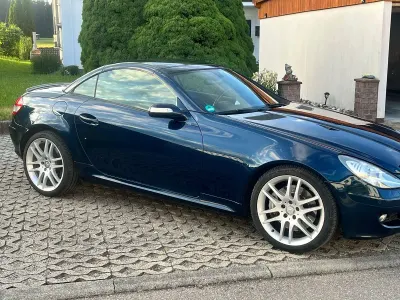 Gebraucht Mercedes SLK280 231 PS (169 kW) 2007 Blau Cabrio