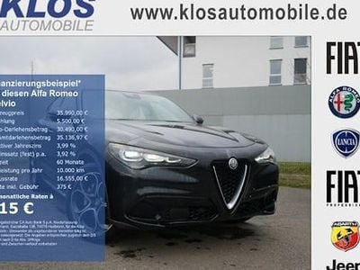 Gebraucht Alfa Romeo Stelvio Ti 210 PS (154 kW) 2023 Schwarz SUV