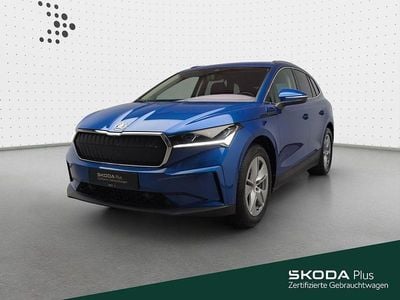 Raceblau metallic (metallic) Gebraucht 2022 Skoda Enyaq iV Suite SUV | 31.888 € (Guter Preis)