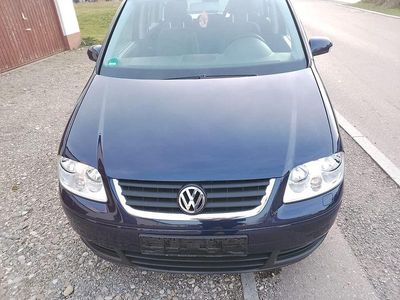 Gebraucht VW Touran 116 PS (85 kW) 2005 Blau Van / Kleinbus
