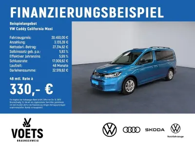 Gebraucht VW Caddy Maxi California 114 PS (83 kW) 2023 Blau Van / Kleinbus
