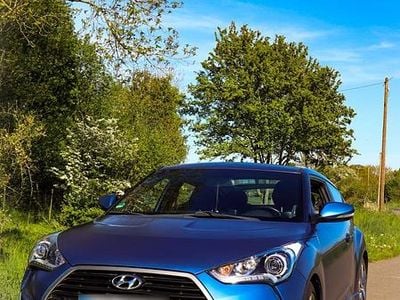 Brugt Hyundai Veloster Turbo 186 HK (136 kW) 2017 Blå Hatchback