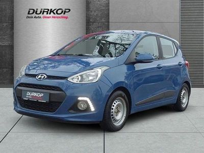 Gebraucht Hyundai i10 Style 87 PS (63 kW) 2016 Morning blue / sol Kleinwagen