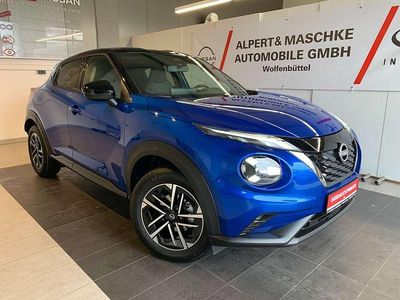 Magnetic blue/ dach schwarz Gebraucht 2025 Nissan Juke N-Connecta SUV | 25.950 € (Fairer Preis)