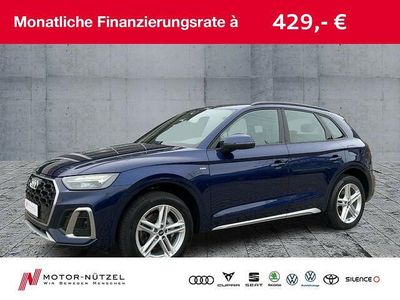 Gebraucht Audi Q5 S-Line 299 PS (219 kW) 2021 Navarrablau metallic SUV