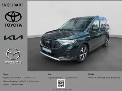 Gebraucht Ford Tourneo Connect Active 122 PS (89 kW) 2022 Grün foliert / original weiß Van / Kleinbus