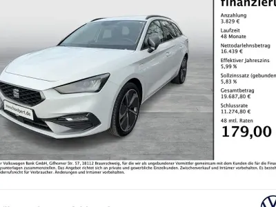 Brugt Seat Leon ST FR 204 HK (150 kW) 2022 Hvid Stationcar
