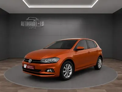 Gebraucht VW Polo Highline 95 PS (69 kW) 2018 Orange Kleinwagen
