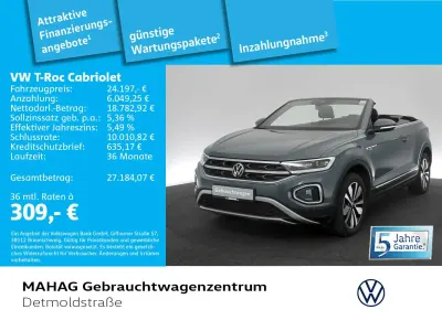 Gebraucht VW T-Roc Cabriolet Move 150 PS (110 kW) 2024 Blau Cabrio