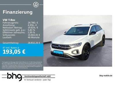 Gebraucht VW T-Roc Style 150 PS (110 kW) 2022 Weiss SUV