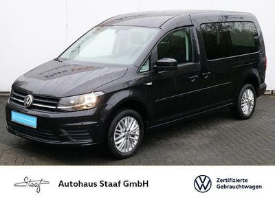 Gebraucht VW Caddy Maxi Trendline 125 PS (91 kW) 2018 Deep black perleffekt Van / Kleinbus