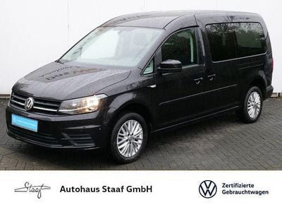 Deep black perleffekt Gebraucht 2018 VW Caddy Maxi Trendline Van / Kleinbus | 24.690 € (Fairer Preis)