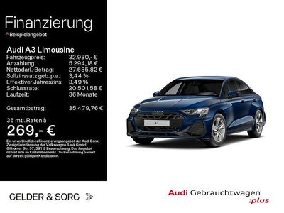 Second-hand Audi A3 S-Line 150 CP (110 kW) 2025 Albastru Berlinǎ