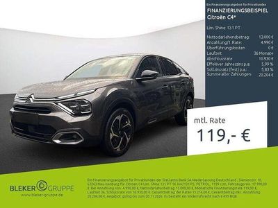 Lackierung platiniumgrau/typ aussenverkleidung metalliclackierung Gebraucht 2023 Citroën C4 Shine Limousine | 16.580 € (Guter Preis)