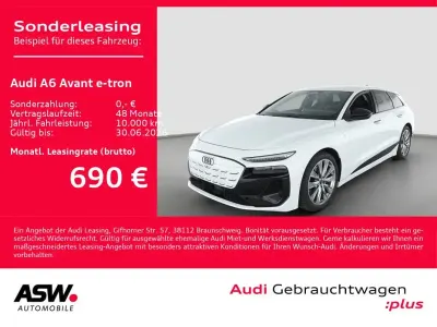 Brugt Audi A6 e-tron S-Line 210 kW (286 HK) 2025 Hvid Stationcar