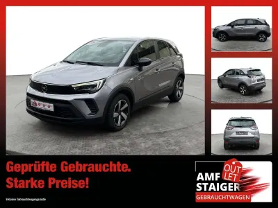 Gebraucht Opel Crossland Edition 83 PS (61 kW) 2022 Kontrast grau/quarz silber SUV