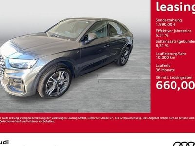 Begagnad Audi Q5 Sportback S-Line 299 HK (219 kW) 2022 Grå SUV