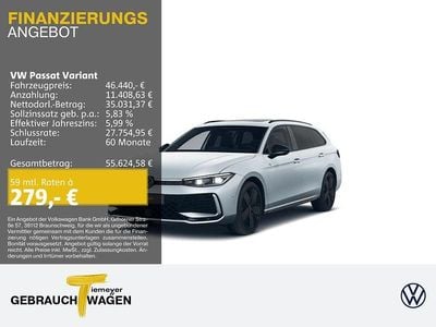 Silber Neu 2026 VW Passat R-line Kombi | 46.440 € (Superpreis)