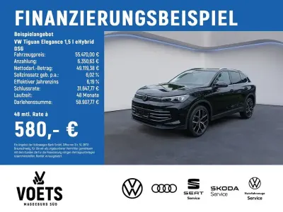 Neu VW Tiguan Elegance 150 PS (110 kW) 2026 Schwarz SUV