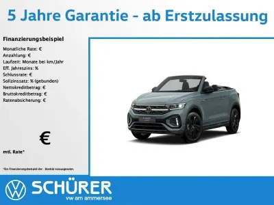 Brugt VW T-Roc Cabriolet R-line 150 HK (110 kW) 2025 Blå Cabriolet