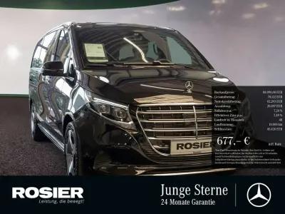 Brugt Mercedes V300 Exclusive 237 HK (174 kW) 2025 Sort MPV