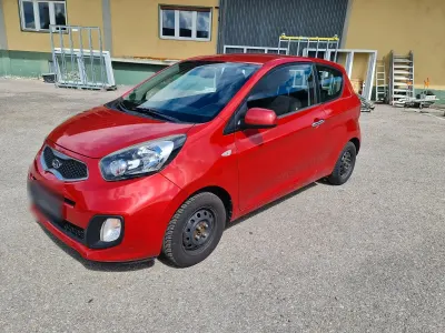 Gebraucht Kia Picanto 69 PS (50 kW) 2012 Orange Kleinwagen