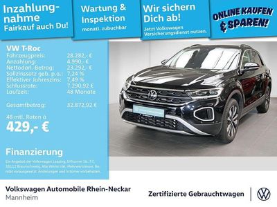 Gebraucht VW T-Roc Goal 150 PS (110 kW) 2025 Deep black perleffekt SUV