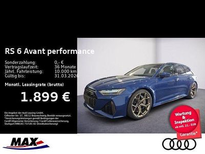 Ascariblau metallic Neu 2025 Audi RS6 Performance Kombi | 154.980 € (Fairer Preis)