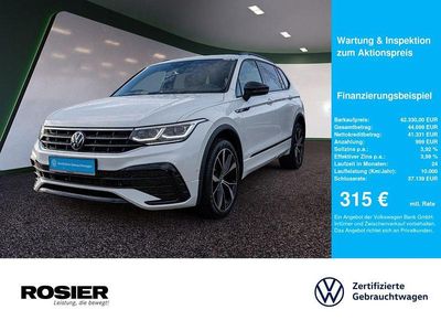 Weiss / oryxweiss perlmutteffekt Gebraucht 2025 VW Tiguan Allspace R-line SUV | 42.330 € (Etwas zu teuer)