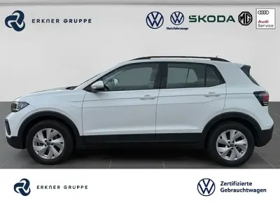 Gebraucht VW T-Cross Life 95 PS (69 kW) 2025 Weiß SUV