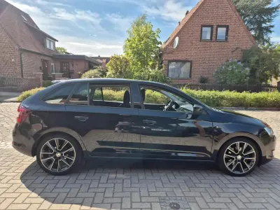 Brugt Skoda Rapid Style 105 HK (77 kW) 2014 Sort Hatchback