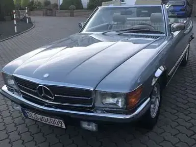 Gebraucht Mercedes SL500 241 PS (177 kW) 1981 Blau Cabrio