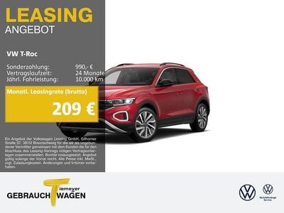 Gebraucht VW T-Roc Goal 150 PS (110 kW) 2024 Rot SUV