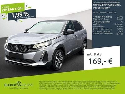 Second-hand Peugeot 3008 Allure 131 CP (96 kW) 2023 Gri SUV
